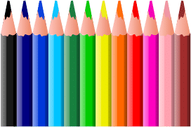 Crayons de couleur pour les activités du CLAE de l'élémentaire Jean-Jaurès de Ramonville